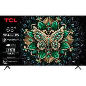 TV TCL 65C6K 65″ SMART TV QD-Mini LED 4K UHD, GOOGLE TV, HDR10+, DOLBY VISION, DOLBY ATMOS, HDMI 2.1 & 144 Hz