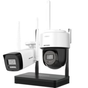KIT WIFI IP 4MP NVR+1BULLET+1 PT DOME NKS424W03H