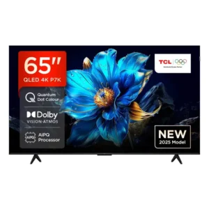 TV TCL 65P7K 65" SMART QLED 4K UHD AVEC GOOGLE TV, HDR10+, DOLBY VISION, DOLBY ATMOS, WI-FI, HDMI 2.1 & 60Hz