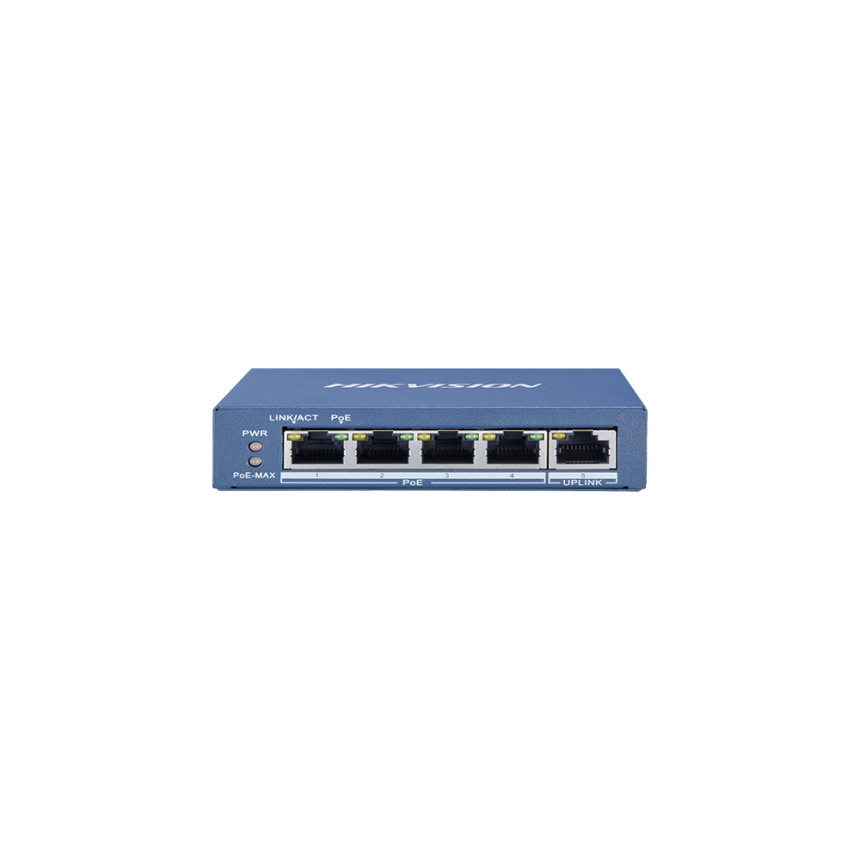 SWITCH 4 PORT POE GIGABIT DS-3E0505P-E/M