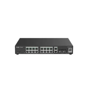 Switch PoE Manageable, L2, 20 ports Gb, 16 ports PoE/PoE+ 2 ports RJ45 Gb / 2 ports SFP uplink [RG-ES220GS-P]