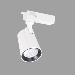 ESCADA SPOT SUR RAIL LED  ORIENTABLE ROND BLANC 30W 4000K