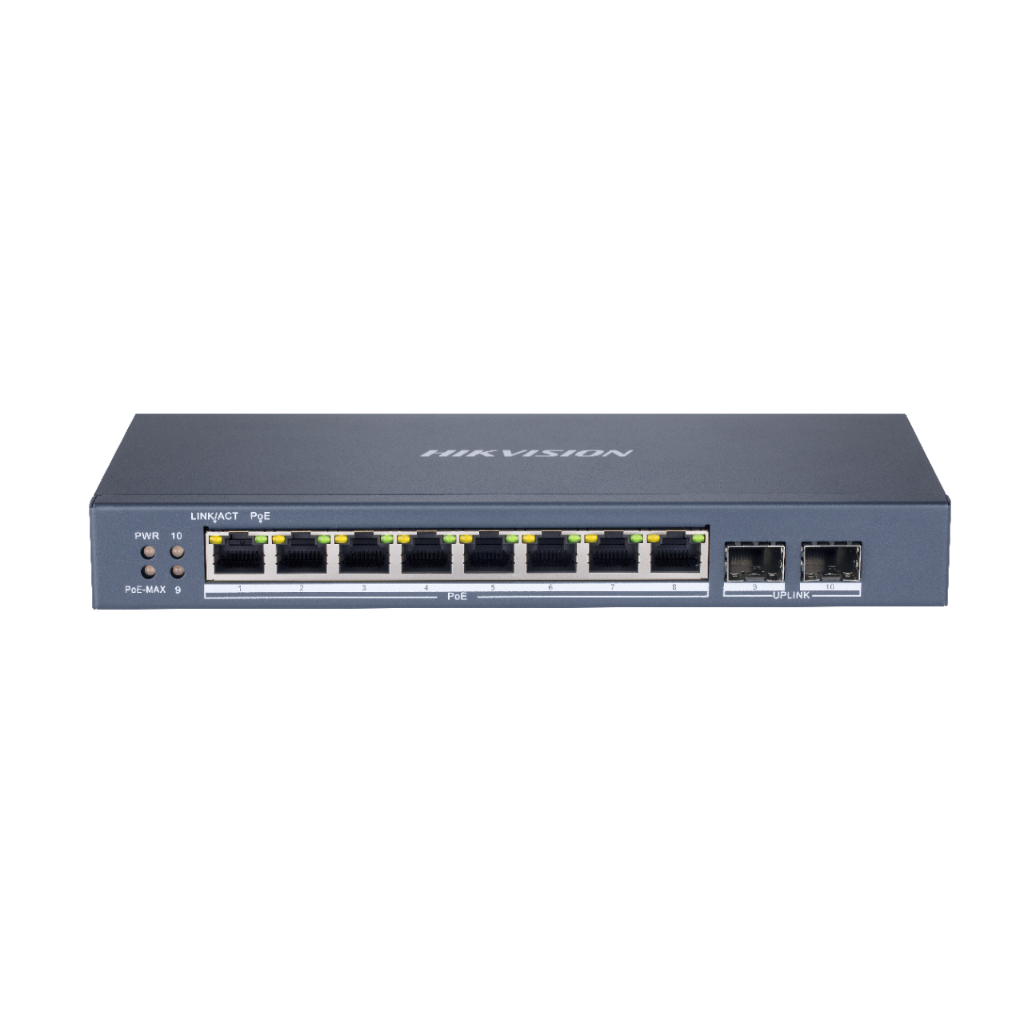 SWITCH GIGABIT POE SMART 8PORT DS-3E1510P-EI/M